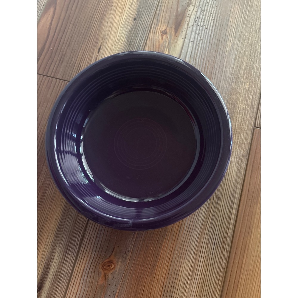 Fiesta HLC Plum Purple Gusto Bowl Ceramic Concentric Rings Dinnerware 24oz